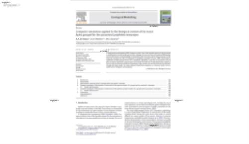 Computer simulation applied to the biological control of the insect Aphis gossypii for the parasitoid Lysiphlebus testaceipes